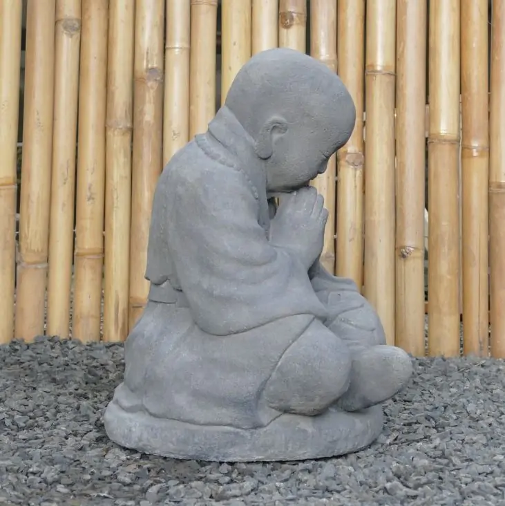 Product image 5 of the product “Sitting monk with namaste, about 50cm height ”